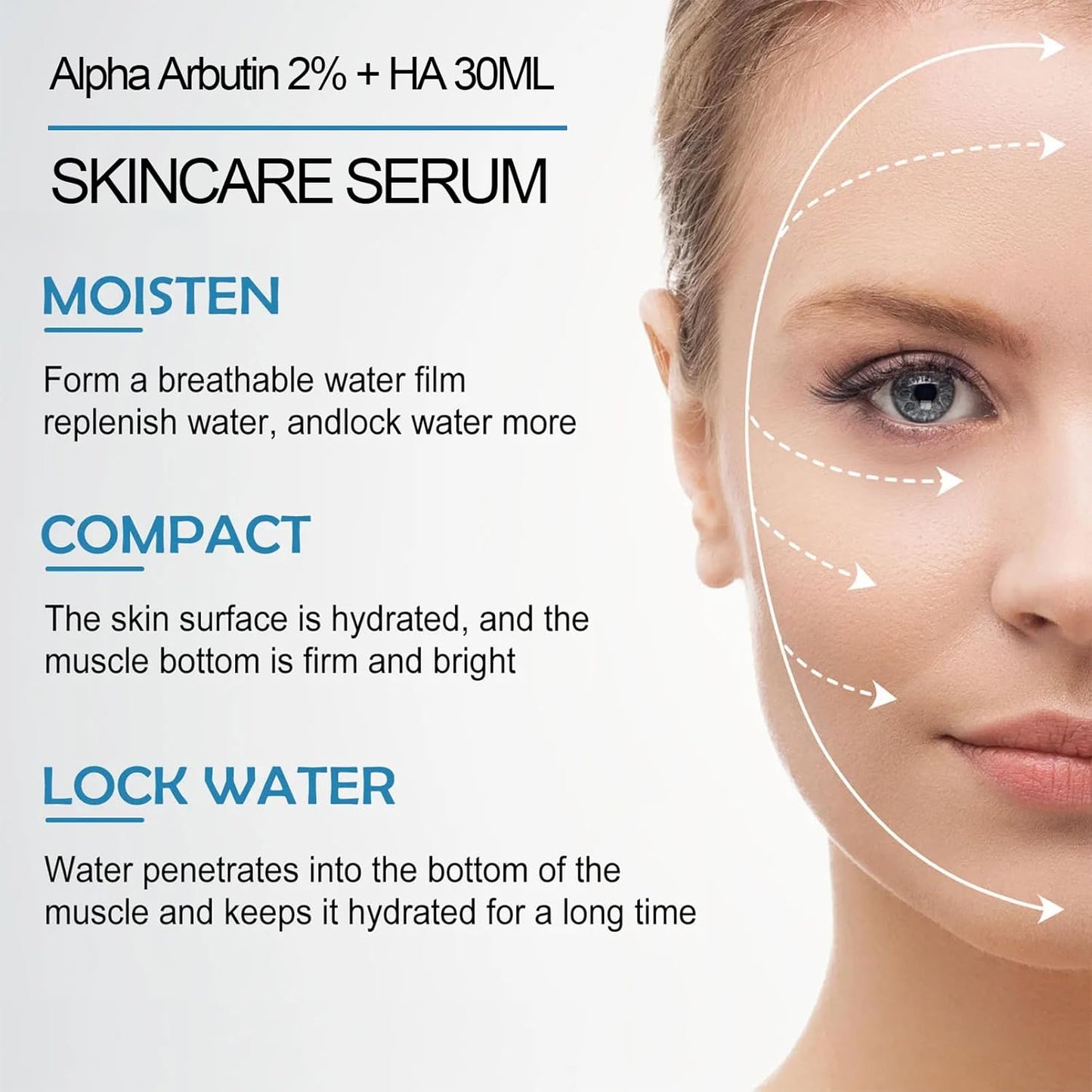 Alpha Arbutin Serum Dark Spots Removal for Face Lines & Wrinkles
